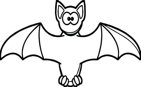 Bat Animal Coloring Page Coloring Pages