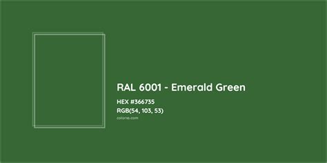 Emerald Green Color Chart