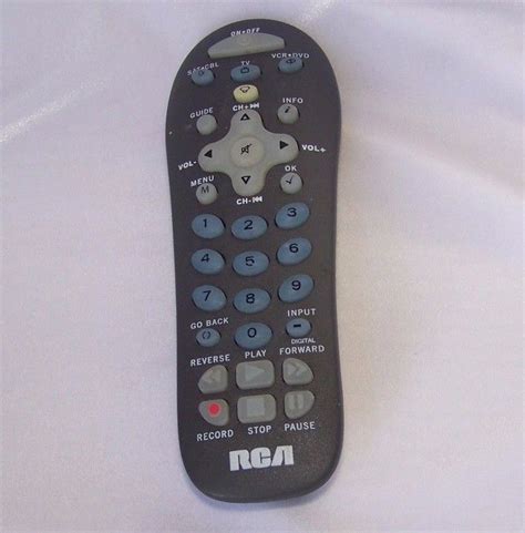 Rca Universal Remote Control Large Keys Lighted Backlit Rcr B Or