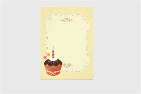 blank birthday invitations jpg vector eps ai
