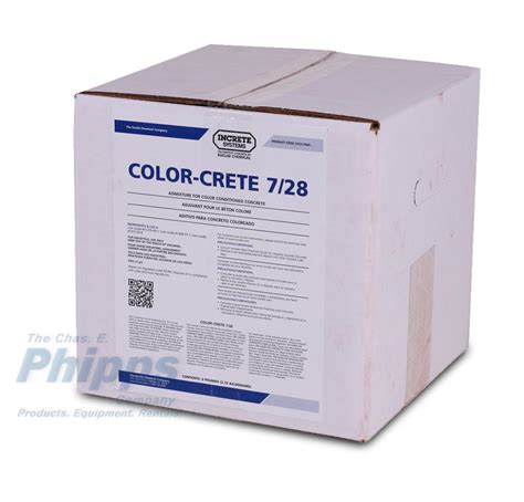 Increte Color Crete 7 For 28 Powder Integral Color Chas E Phipps