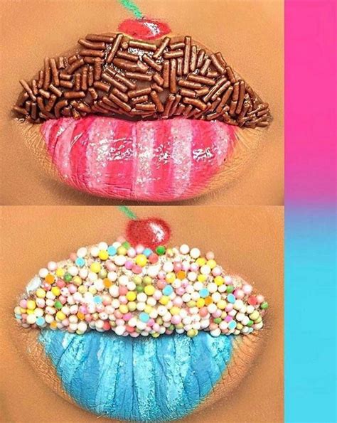 25 Lip Art Ideas From Instagram Glamour Uk Thesamplesboard Lip Art