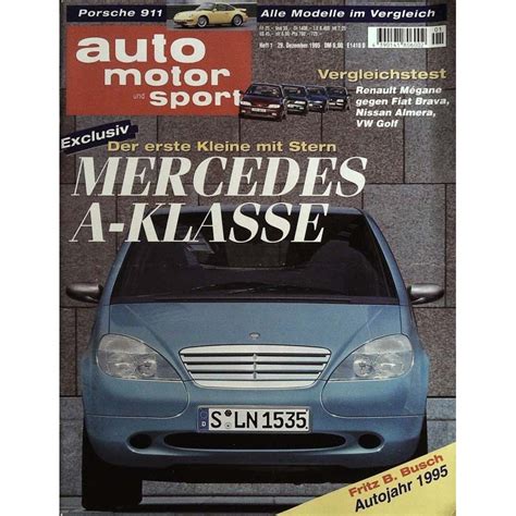 Auto Motor Sport Heft 1 29 Dezember 1995 Mercedes A Klasse