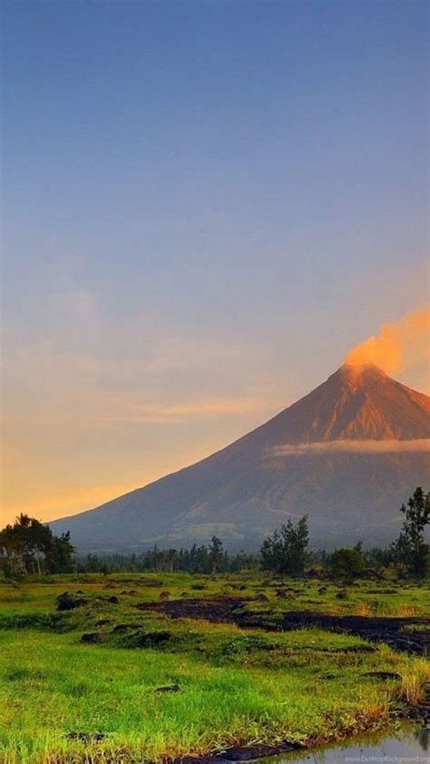 Mayon Volcano Wallpaper Hd