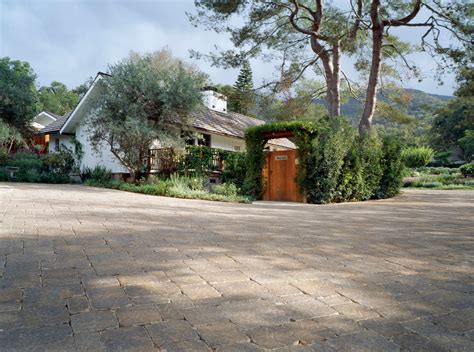 Interlocking pavers come in a wide array of colors and shapes and can be laid in many different patterns. Paver Driveway - Modern - Exterior - Orange County - by ...