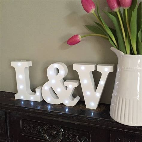 Madera Letras Led Ligth Para Decorar Fiestas - Wood Letters | Cuotas