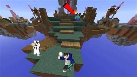Noob Wins First Skywars Game Youtube