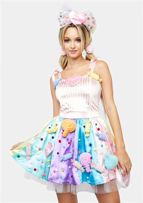 trickz n treatz candy queen costume set rainbow dolls kill dollskill outfits girly girl