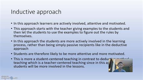 Deductive and inductive approaches - YouTube