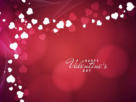 Abstract Lovely Happy Valentines Day Background 272388 Vector Art At