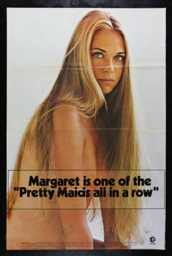 PRETTY MAIDS ALL IN A ROW BEAUTIFUL BLONDE MARGARET MARKOV MOVIE POSTER