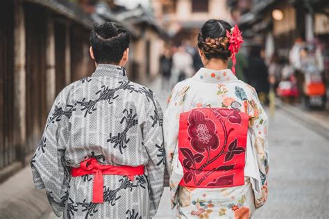 Young Japanese Women Kimono With Colorful Kyoto Japan Editorial Photo