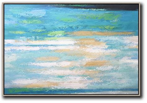 Large Abstract Art Handmade Paintinghorizontal Abstract Landscape Oil