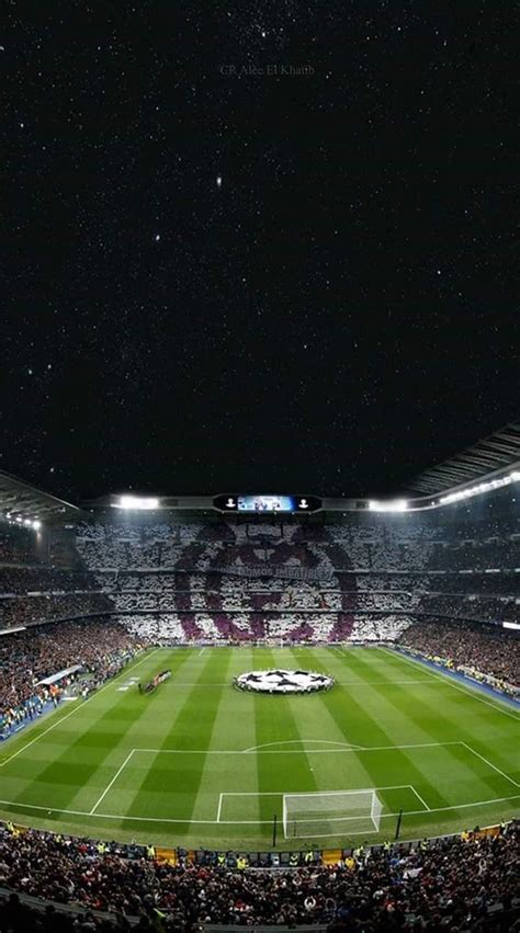 Real Madrid Stadium Wallpaper 4k Santiago Bernabeu Stadium At Night