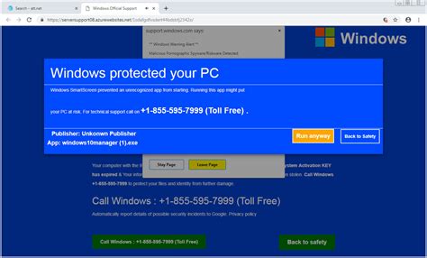 Remove The Windows Protected Your Pc Tech Support Scam