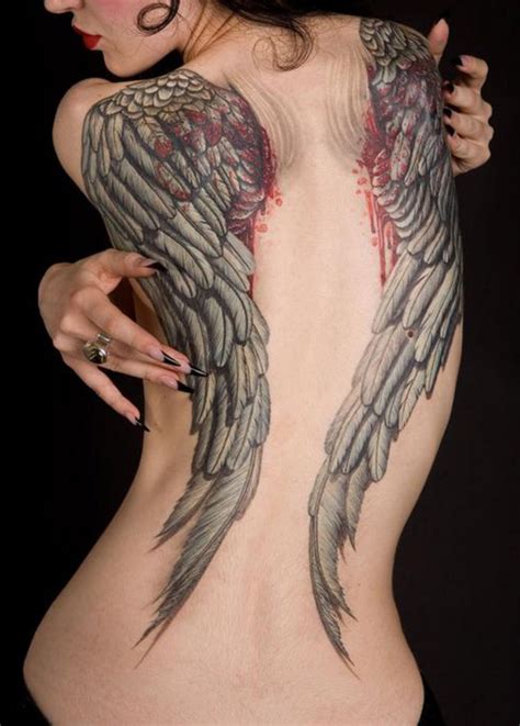 43 angel and demon wing tattoo. Wings Tattoos - Page 2