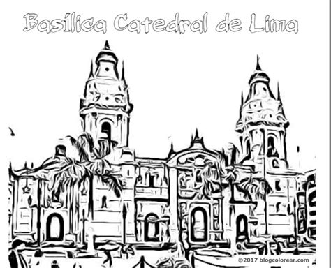 Colorear Lugares Y Monumentos De Perú Colorear Dibujos Infantiles