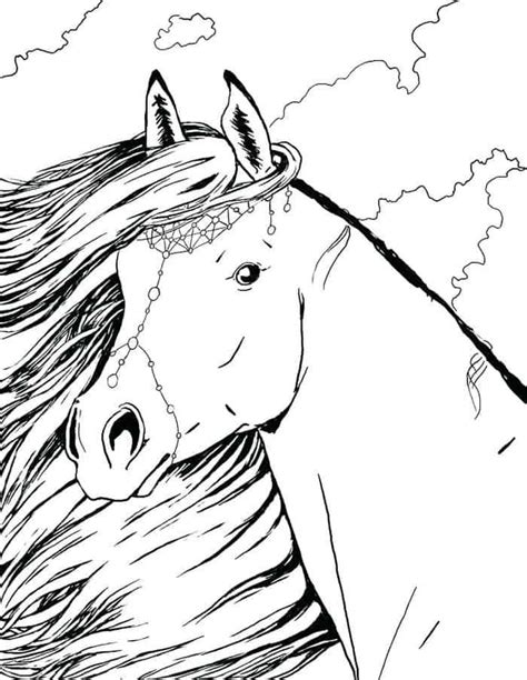 Beautiful Coloring Horse Pages Horse Coloring Pages Horse Coloring
