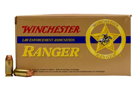 Winchester 40 Sandw 180 Gr Fmj Reduced Lead Ranger Police Trade Ammo 50box Sportsmans Outdoor