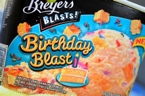 Food And Ice Cream Recipes Review Breyers Blasts Birthday Blast