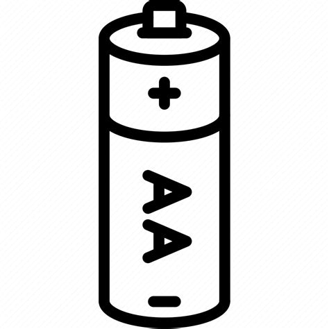 Aa Battery Eco Economic Energy Power Icon Download On Iconfinder