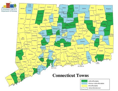 Map Of Connecticut All Towns