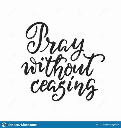 Pray Ceasing Without Lettering Religions