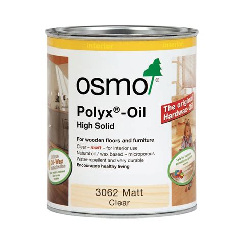 Osmo Polyx Hardwax Oil Rapid Matt Clear 750ml