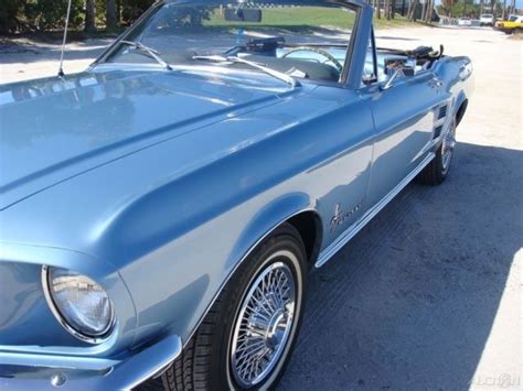 1967 Mustang Convertible Auto 289 V8 Brittany Blue For Sale Ford