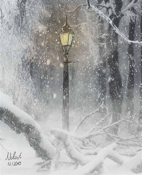Pin By Cece On Narnia Narnia Lamp Post Snow