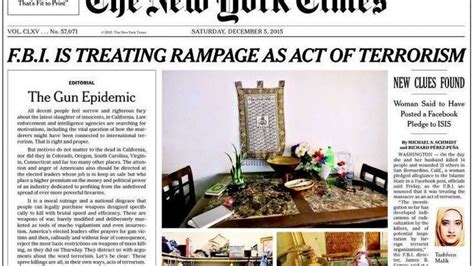 El New York Times Lleva Un Editorial A Su Portada Por Primera Vez Desde
