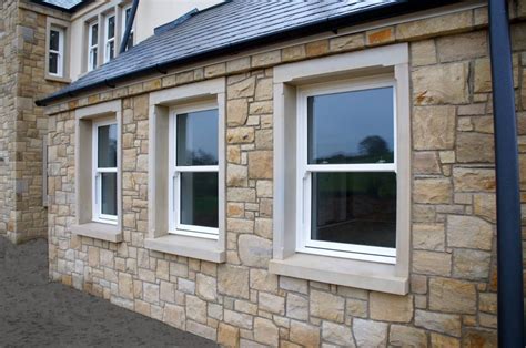 90 Donegal And 10 Omagh Sandstone With Sandstone Window And Door