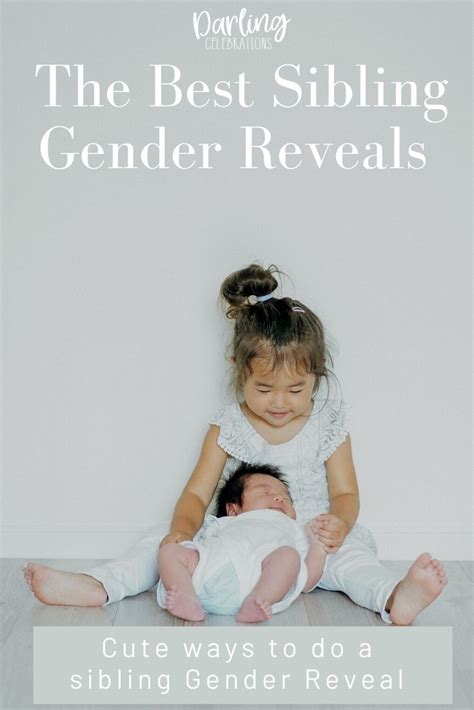 Gender Reveal With Siblings The Best Gender Reveals Involving