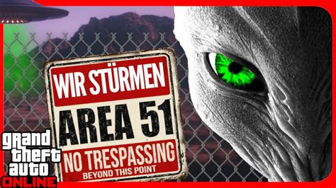 Wir Stürmen Area 51 Gta 5 Online Deutsch Ps4 Youtube