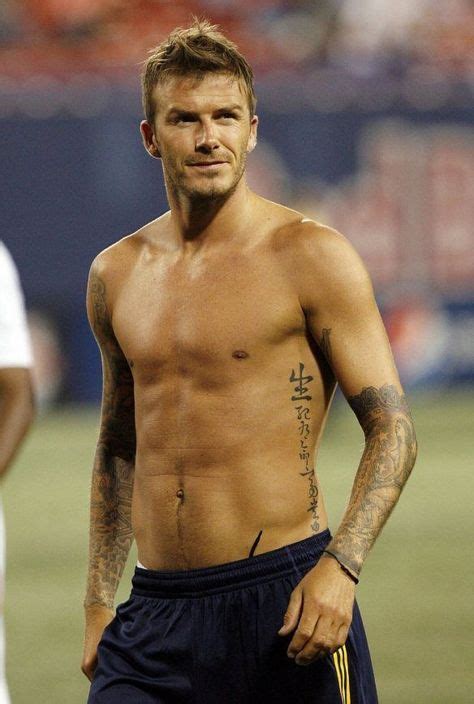 David Beckham Unveils Chinese Torso Tattoo Showbiz News Digital Spy