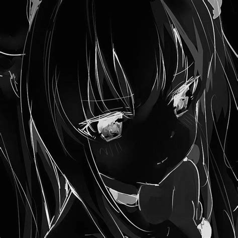 Pin By Tenshi On Black Anime Avatar Profile Pic Dark Anime Aesthetic