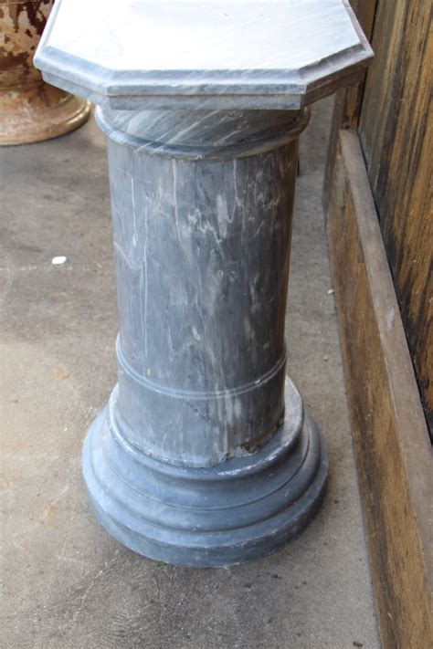 Buy French Grey Marble 3 Pce Pedestal From Antiques And Design Online