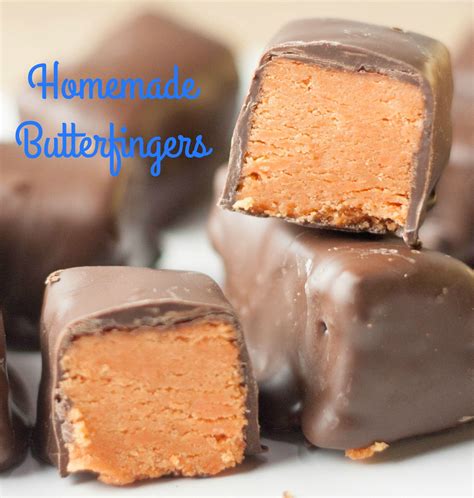 Homemade Butterfingers Homemade Butterfingers Candy Bar Recipe