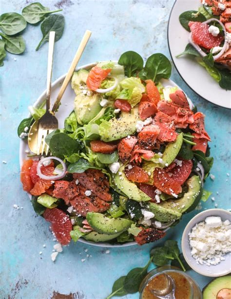 Salmon Citrus Salad With Avocado How Sweet It Is