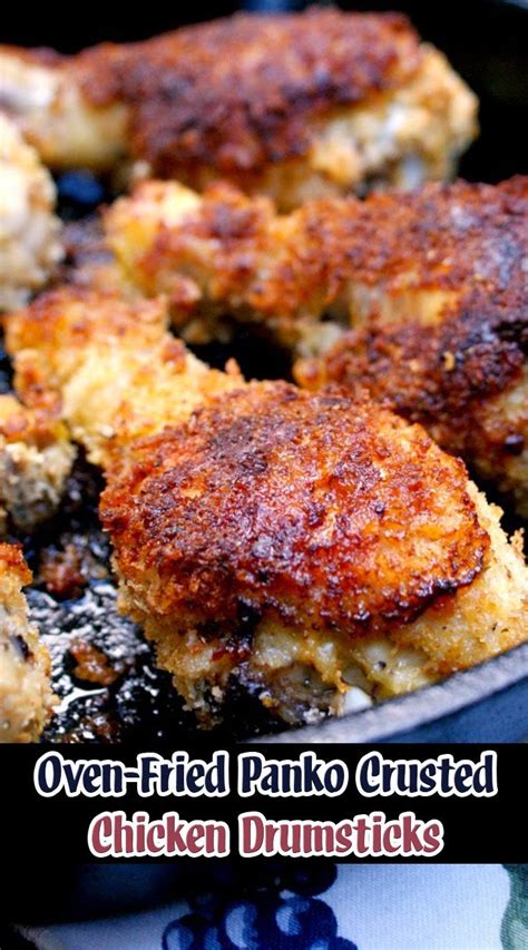 Crispy fried chicken tenders or chicken strips recipe w/ panko bread crumbs. Oven-Fried Panko Crusted Chicken Drumsticks | Panko ...