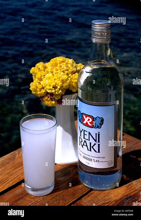 Turkey National Drink The Raki Stock Photo 6608535 Alamy