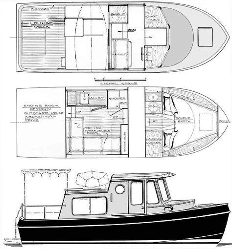 Trailerable Houseboat Plans Coastal Cruiser 25 Trailerable