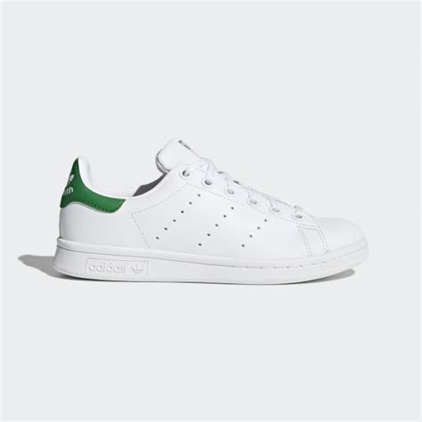 Click the link to learn more about the legendary shoes. Kids Stan Smith Cloud White and Green Shoes | adidas UK