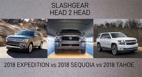 2018 Toyota Sequoia Vs 2018 Chevrolet Tahoe Vs 2018 Ford Expedition
