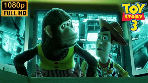 Toy Story 3 Woody Vs Monkey Scenes 2010 Youtube