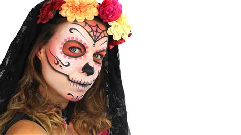Simple Day Of The Dead Makeup Ideas Tutorial Pics