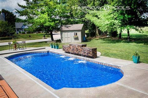 Cathedral Fiberglass Pool By Thursday Pools