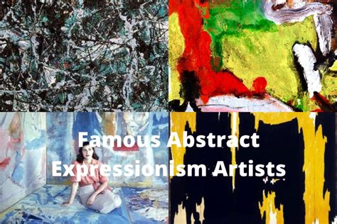 10 Most Famous Abstract Expressionism Artists Artst