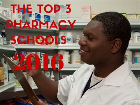 Best Colleges To Study Pharmacy In 2016