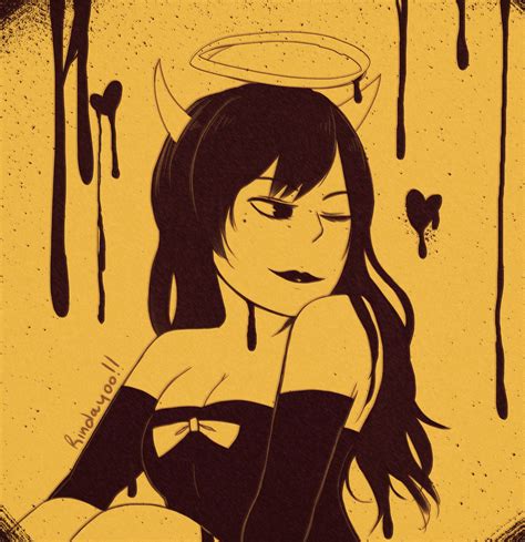 Alice Angel Bendy And The Ink Machine Drawn By Rinday00